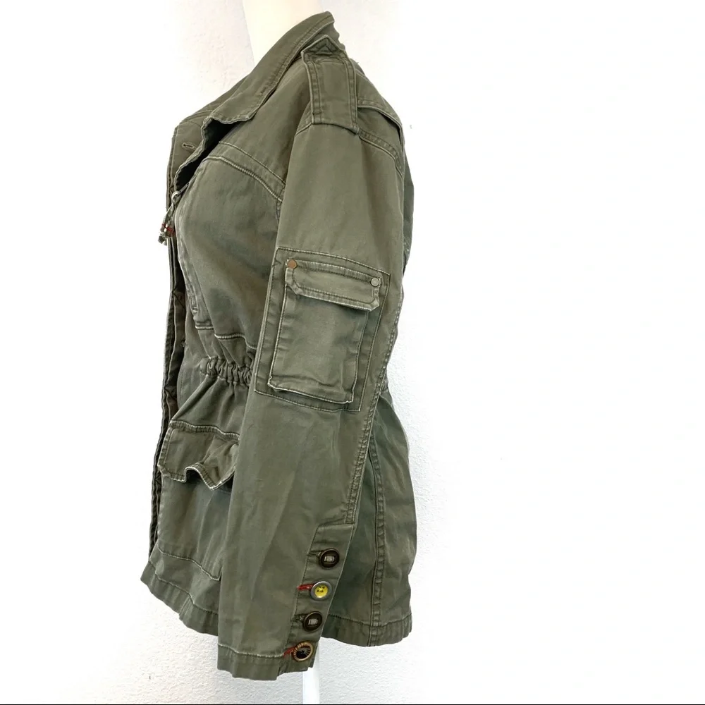 Sam Edelman Army Green Military Jacket